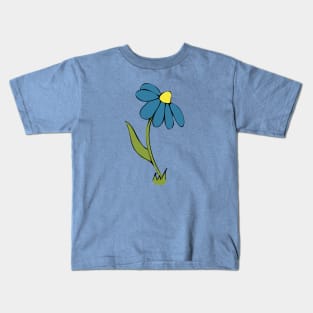 Daisy Whimsical Cartoon Illustration Happy Colours Kids T-Shirt